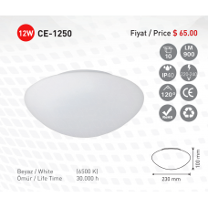 CE-light CE-1250-Ledli Duvar Aplik